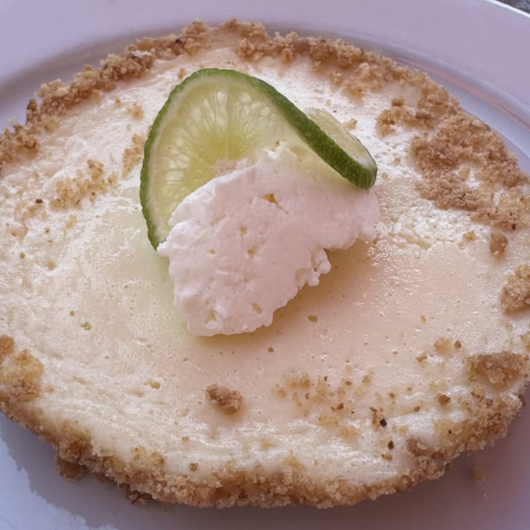 Indulge in our key lime pie