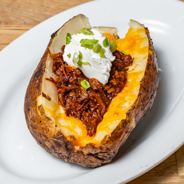 Saucy Brisket Baked Potato.